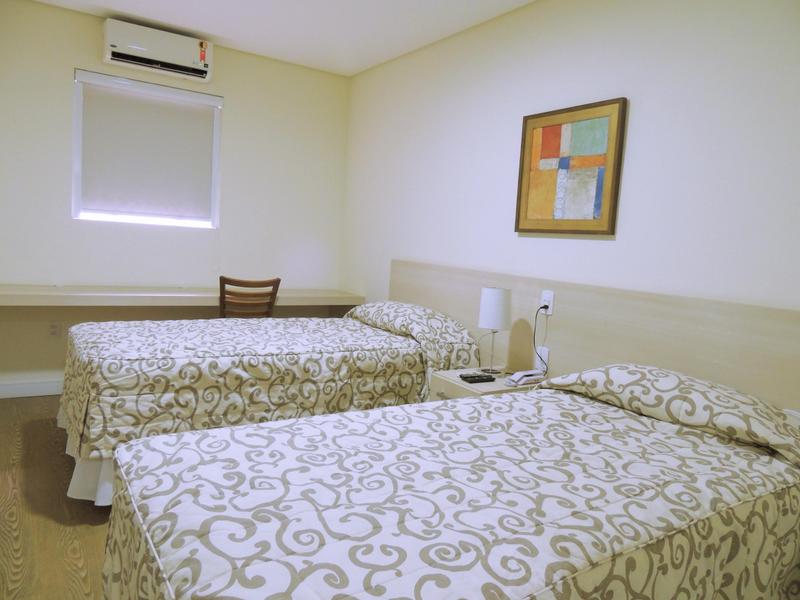 Apartamento Executivo solteiro duplo camas